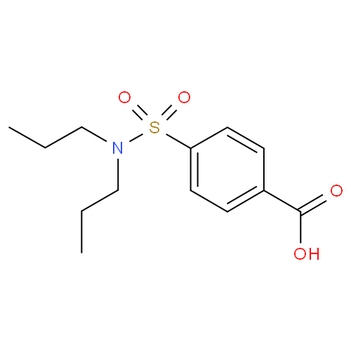 Структурная формула Пробенецид