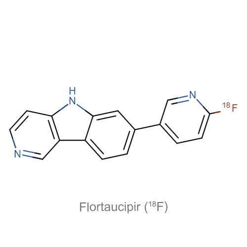 Структурная формула <sup>18</sup>F-флортауципир