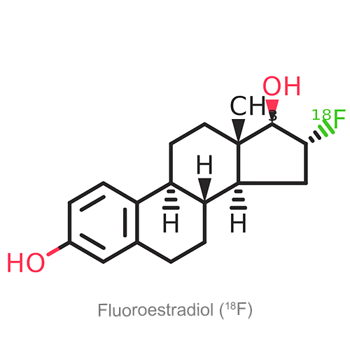 <sup>18</sup>F-фтороэстрадиол структурная формула