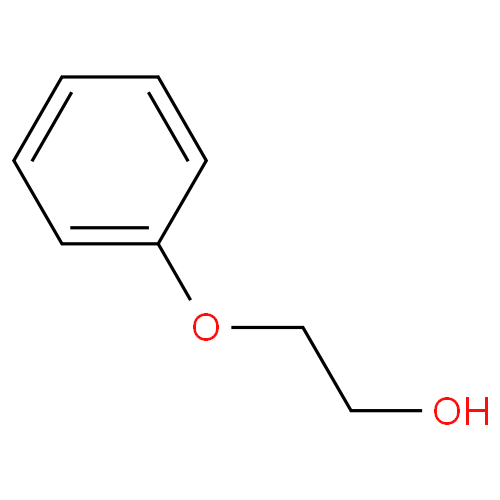 Структурная формула 2-феноксиэтанол