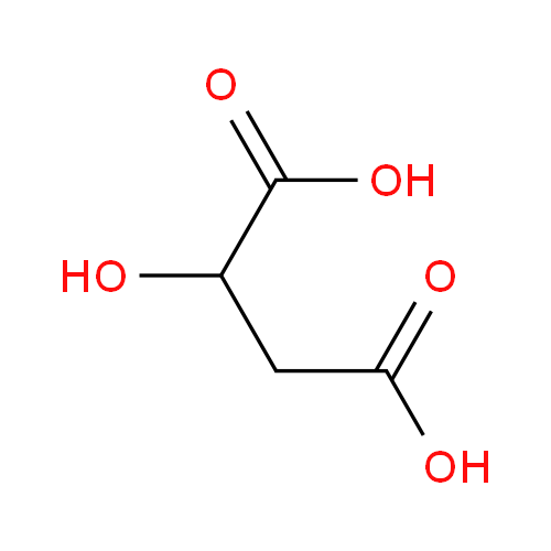 (2S)-2-гидроксибутандиовая кислота структурная формула