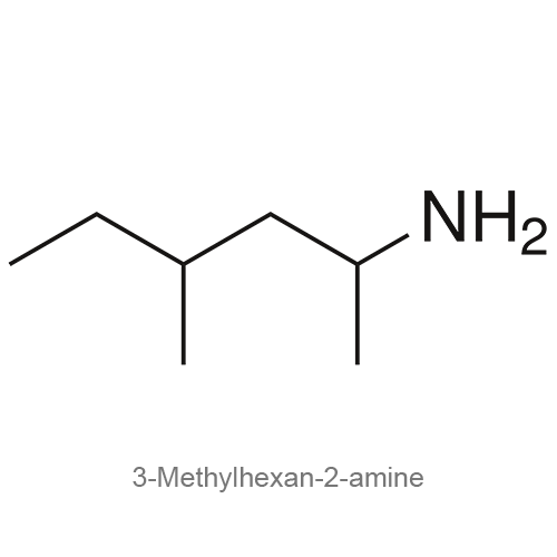 3-Метил-2-гексиламин структурная формула