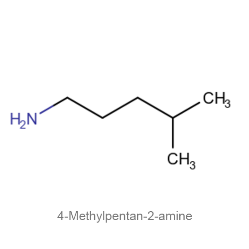 4-Метилпентан-2-амин структурная формула