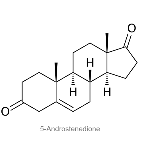 5-Андростендион структурная формула