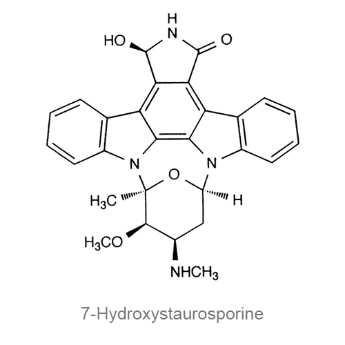 7-гидроксистауроспорин структурная формула