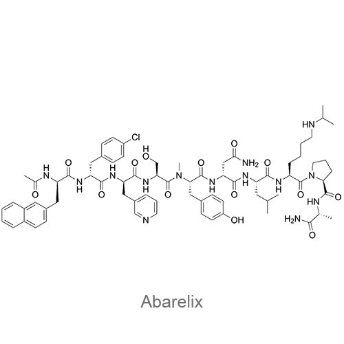 Структурная формула Абареликс