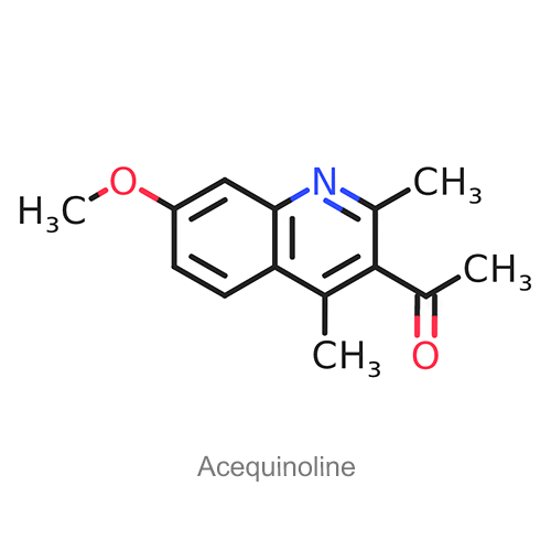 Структурная формула Ацехинолин