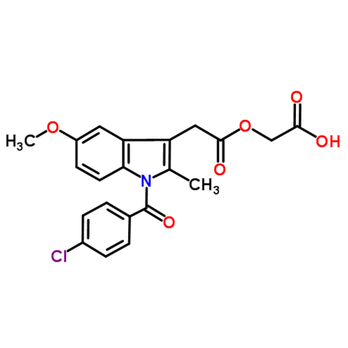 Ацеметацин структурная формула
