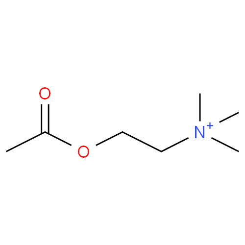 Ацетилхолин структурная формула