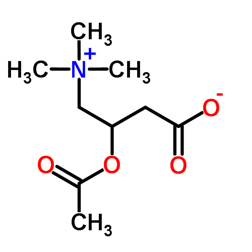 Ацетилкарнитин структурная формула