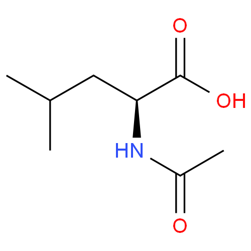 Структурная формула Ацетиллеуцин