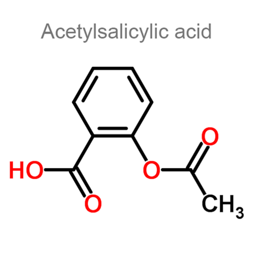 Структурная формула Ацетилсалициловая кислота + Алгелдрат