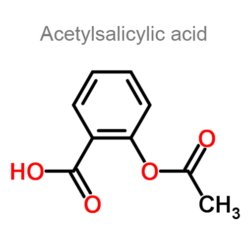Ацетилсалициловая кислота + Дипиридамол структурная формула