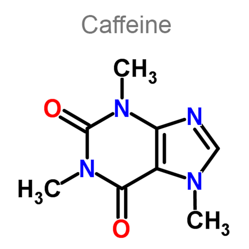 Структурная формула 3 Ацетилсалициловая кислота + Кодеин + Кофеин + Парацетамол