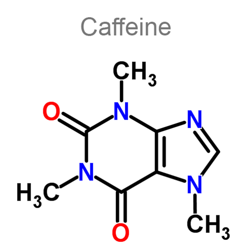 Ацетилсалициловая кислота + Кофеин структурная формула 2
