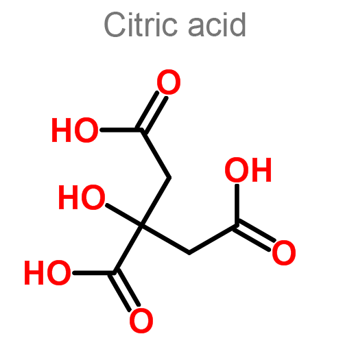 Структурная формула 2 Ацетилсалициловая кислота + (Лимонная кислота + Натрия гидрокарбонат)