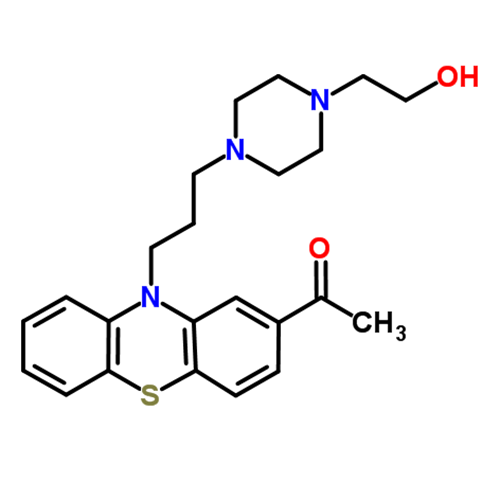Ацетофеназин структурная формула