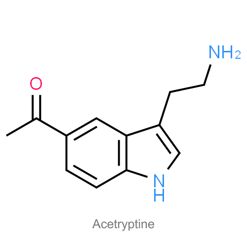 Ацетриптин структурная формула