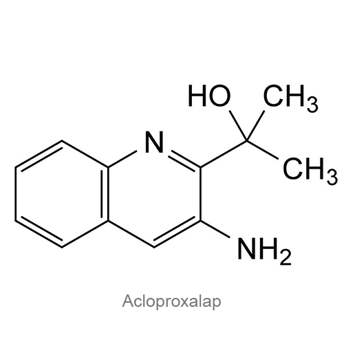 Структурная формула Аклопроксалап