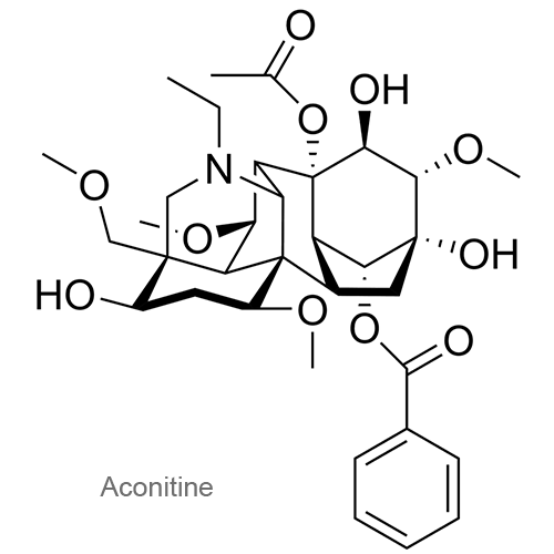 Аконитин структурная формула