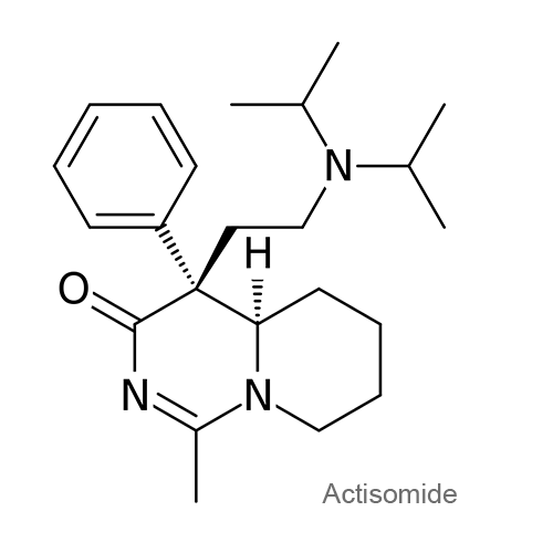 Структурная формула Актизомид