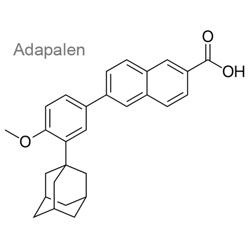Адапален + Клиндамицин структурная формула