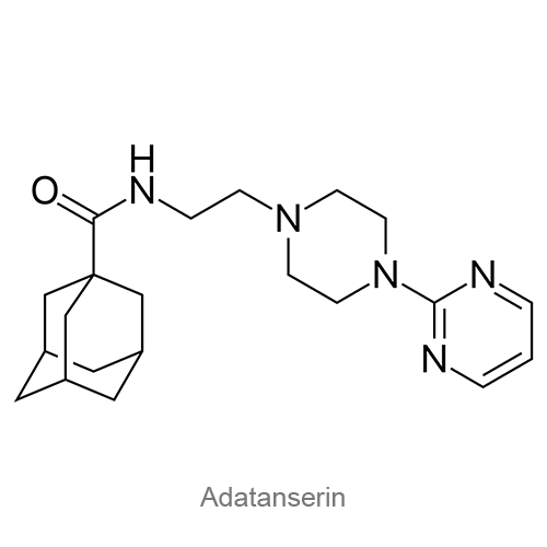 Структурная формула Адатансерин