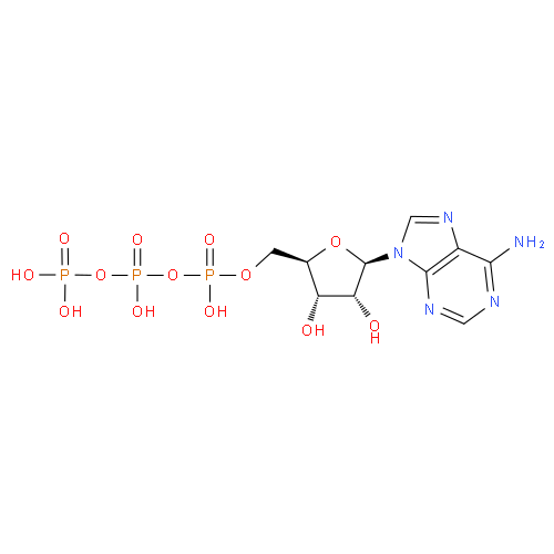 Структурная формула Аденозина трифосфат