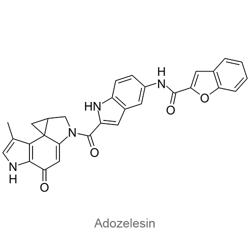 Структурная формула Адозелезин