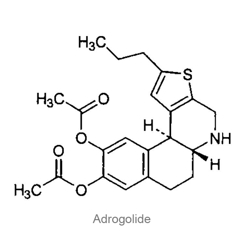 Структурная формула Адроголид