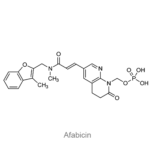 Структурная формула Афабицин