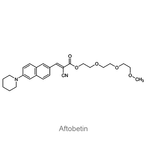 Структурная формула Афтобетин