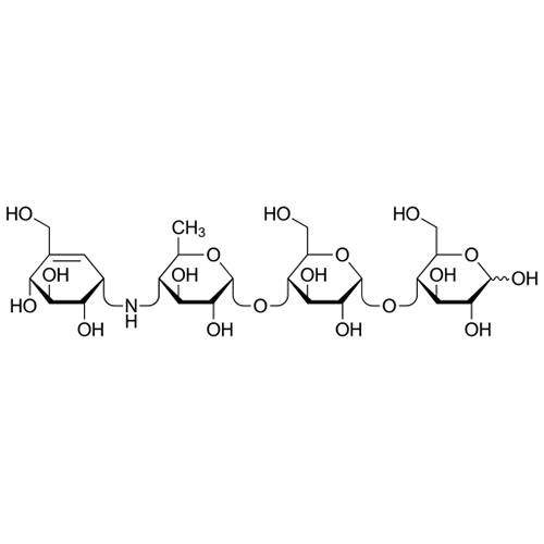 Структурная формула Акарбоза