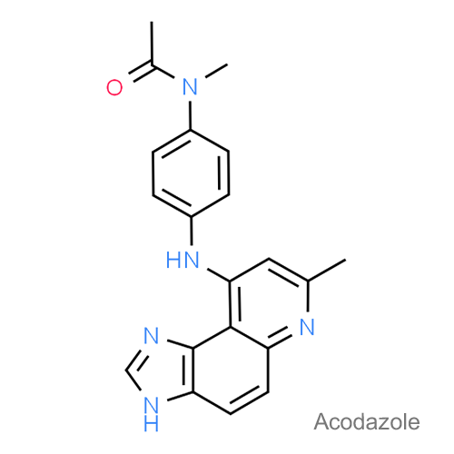 Акодазол структурная формула