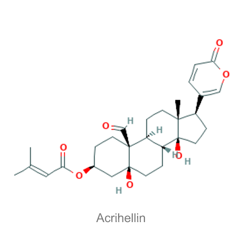 Структурная формула Акригеллин