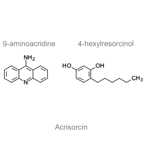 Акризорцин структурная формула