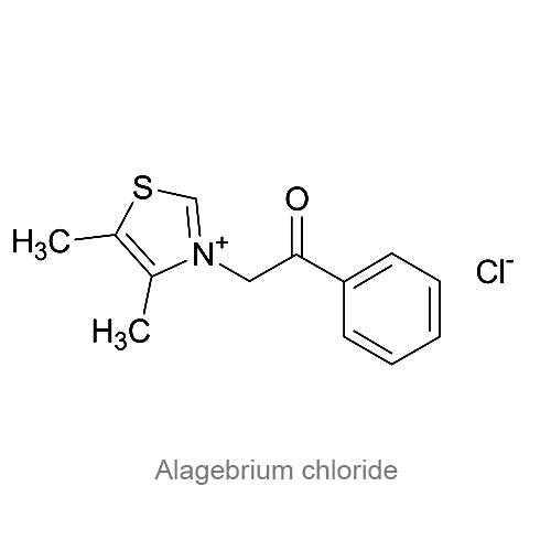 Структурная формула Алагебрия хлорид