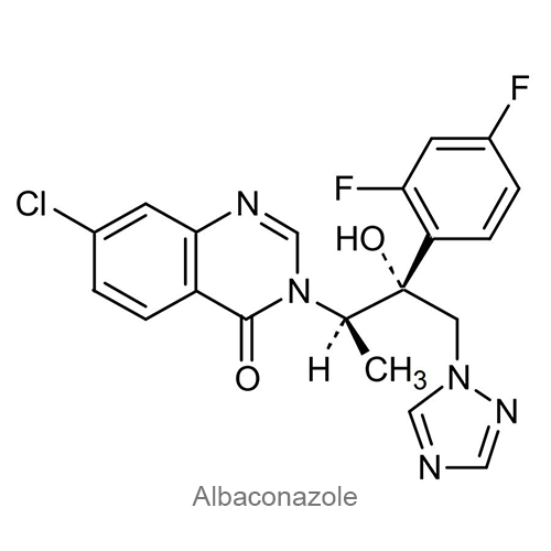 Албаконазол структурная формула