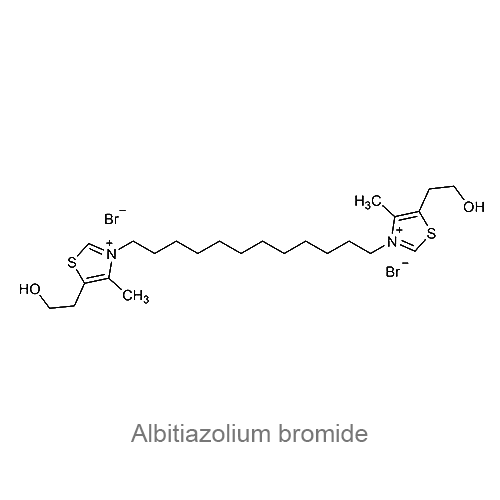 Структурная формула Албитиазолия бромид