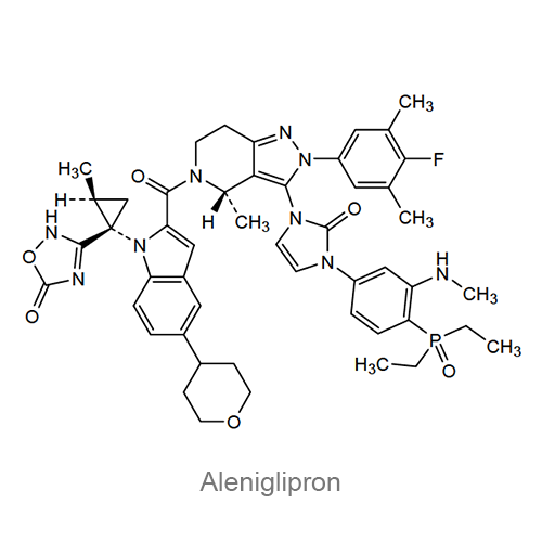 Алениглипрон структурная формула