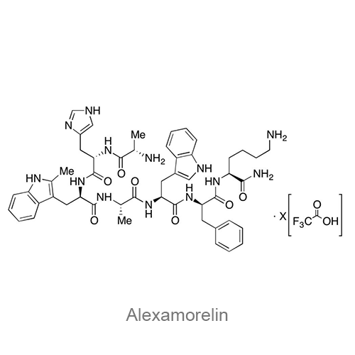 Алексаморелин структурная формула