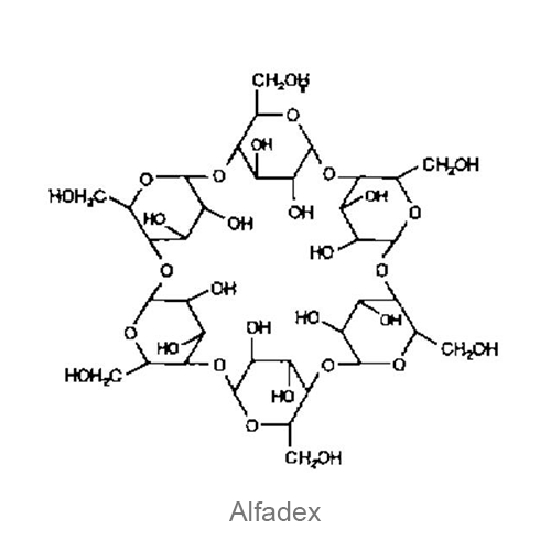 Альфадекс структурная формула