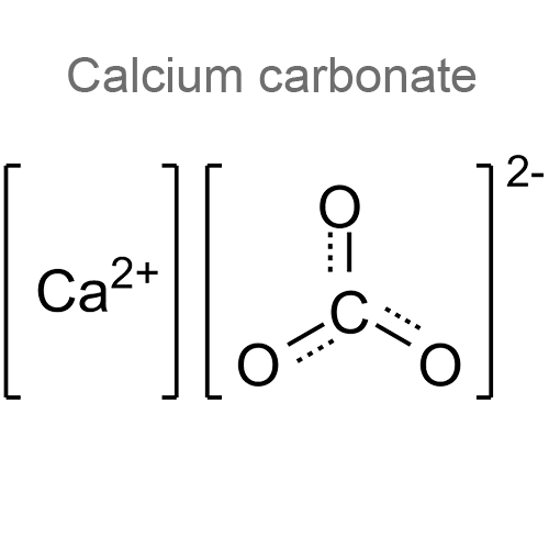 Структурная формула 2 Альфакальцидол + Кальция карбонат