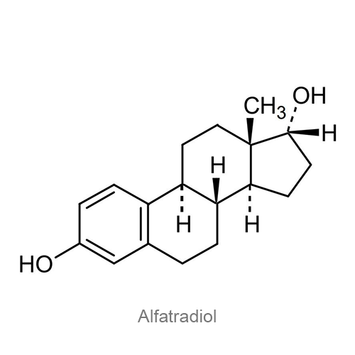 Альфатрадиол структурная формула
