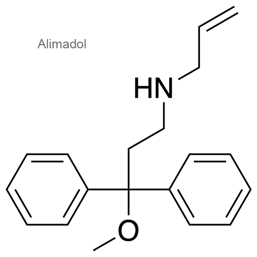 Структурная формула Алимадол