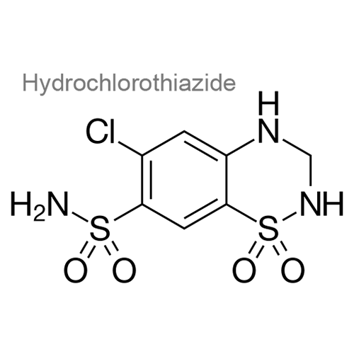 Структурная формула 2 Алискирен + Гидрохлоротиазид