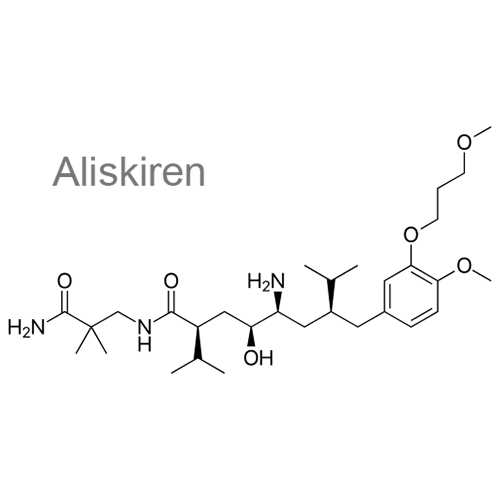 Алискирен + Гидрохлоротиазид структурная формула