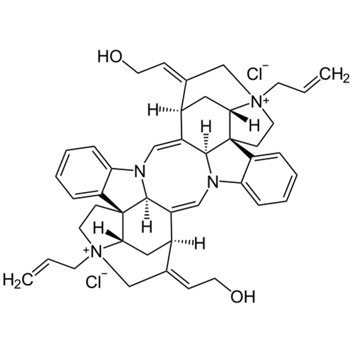 Структурная формула Алкурония хлорид