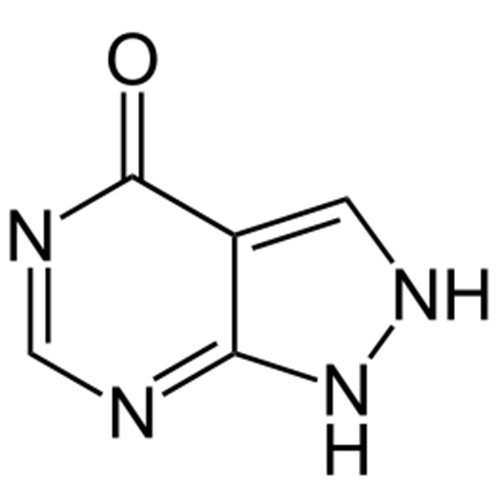 Структурная формула Аллопуринол
