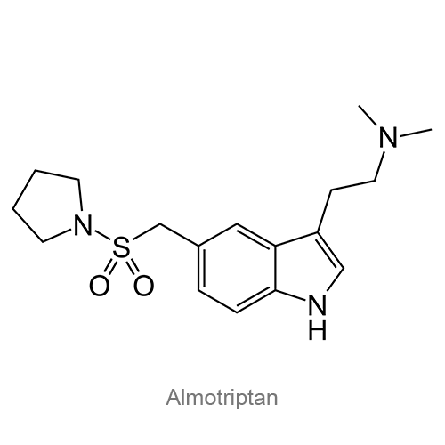 Структурная формула Алмотриптан